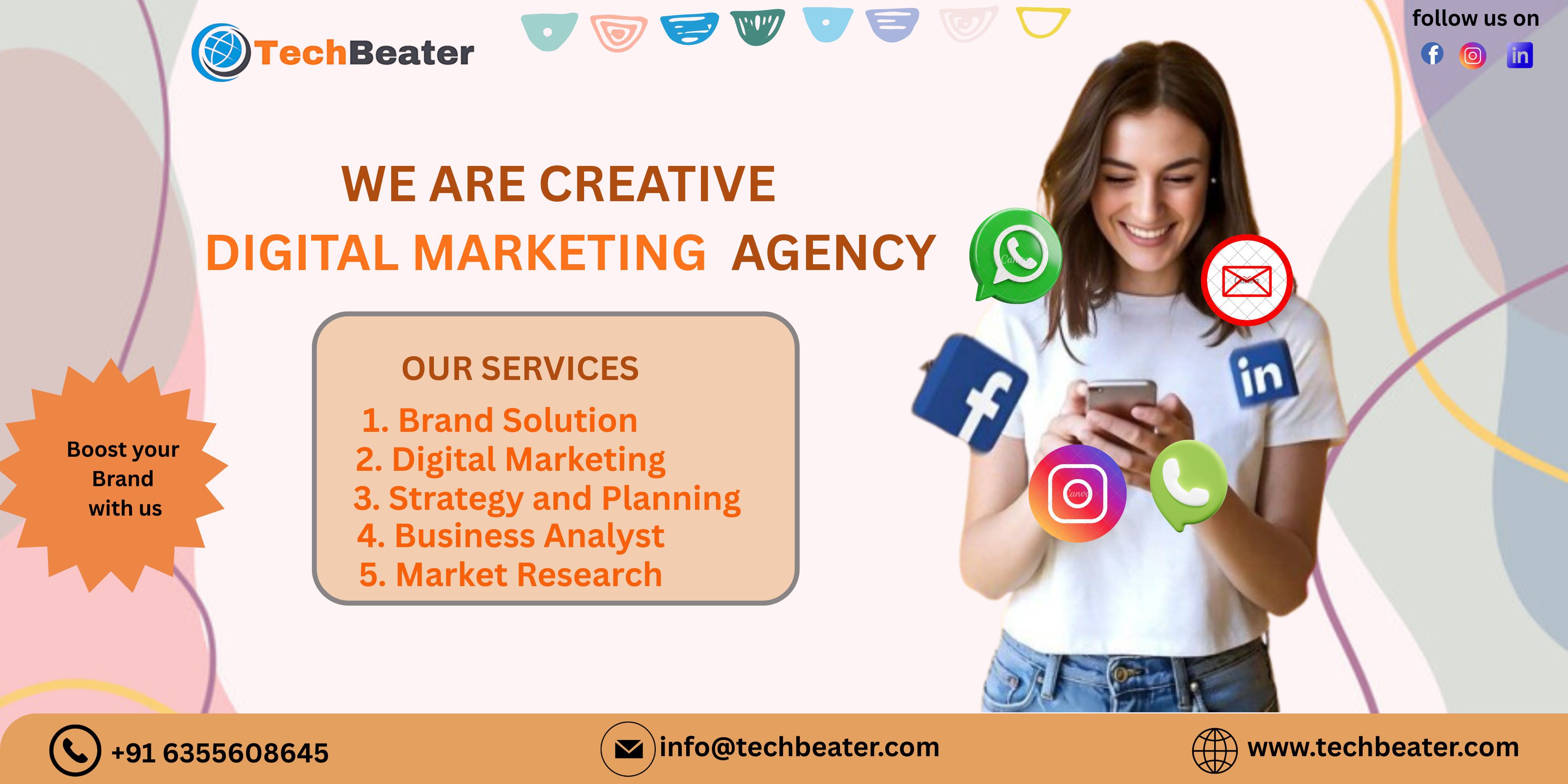 TechBeater: Your Creative Digital Marketing Partner , Where Creativity Meets Digital Growth